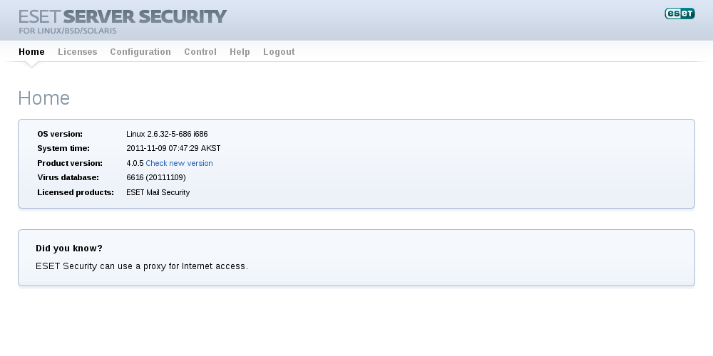 ESET File Security for Microsoft Windows Server - Monitoring